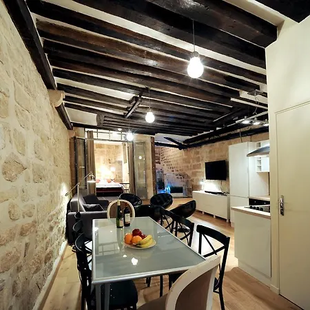 Unique Loft Apartment In Le Marais Paris Exterior foto